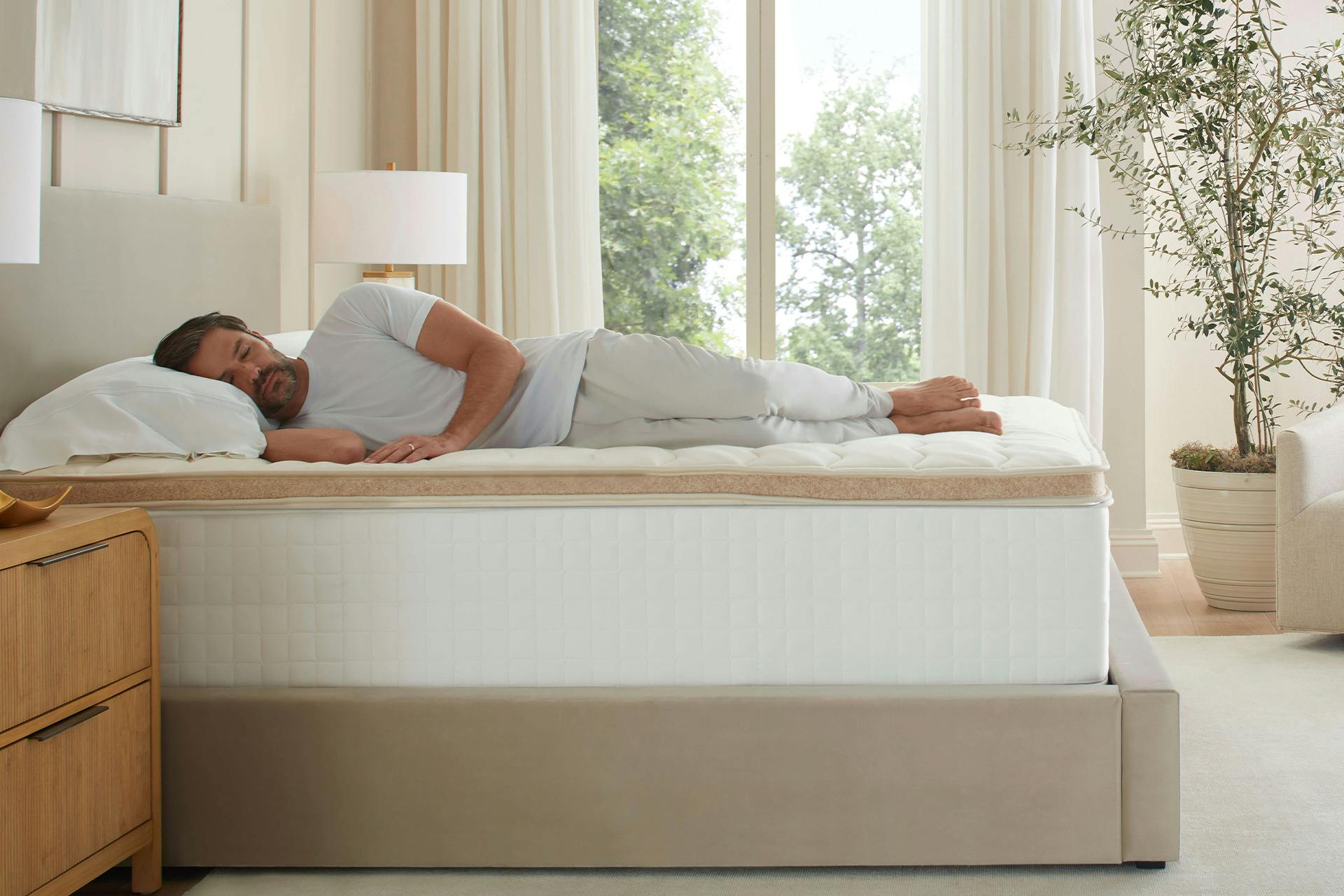 Organic Quilted Mattress Topper 1 Organic Quilted Mattress Topper